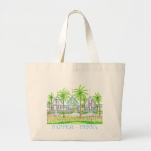 Sac fourre-tout de plage tropicale