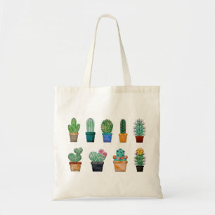 Sac fourre-tout de plantes Cactus et petites