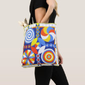 Sac fourre-tout de plateau de jeu coloré, amusant  (De près)