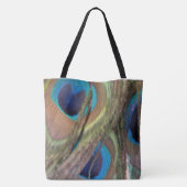 Sac fourre-tout de plumes Peacock brillantes (Dos)