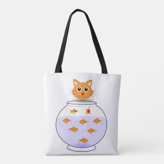 Sac fourre-tout de poisson de chat (Dos)
