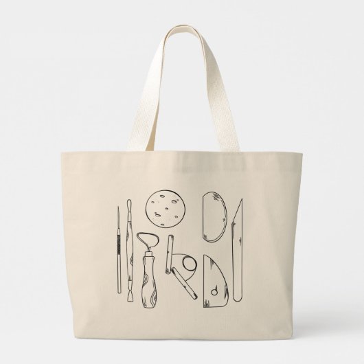 Sac fourre-tout de poterie (Dos)