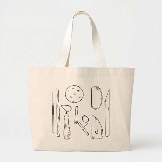 Sac fourre-tout de poterie (Devant)