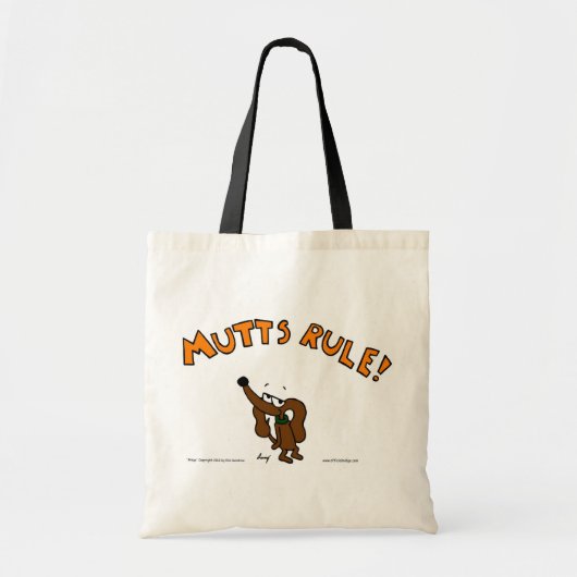 Sac fourre-tout DE RÈGLES MOYENNES MUTTS (Devant)