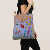 Sac fourre-tout de rêve papillon (De près)
