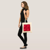 Sac fourre-tout de roses rouges (Devant (modèle))