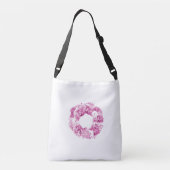 Sac fourre-tout de servante de fleurs roses (Dos)
