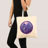 Sac fourre-tout de sirène d'océan violet (Devant (produit))