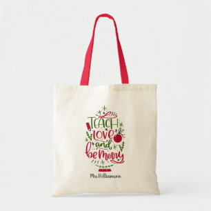 Sac fourre-tout de soumission de Noël de l'enseign