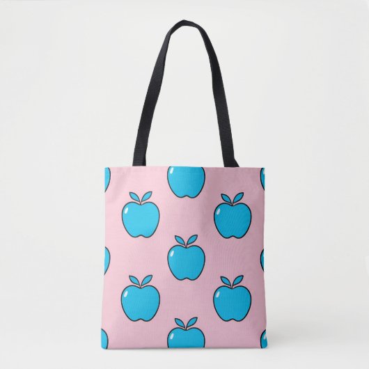Sac fourre-tout de style été des Pommes Bleues (Devant)