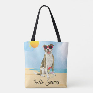 Sac fourre-tout de Summer Pit Bull Terrier