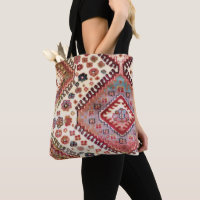 Sac fourre-tout de tapis turc Vintage imprimé
