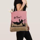 Sac fourre-tout de texture de corail et de beige e (De près)
