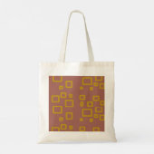 Sac fourre-tout de thème géométrique Brown (Dos)
