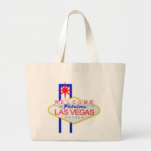 Sac fourre-tout de toile Las Vegas Nevada (Devant)