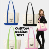 Sac fourre-tout de toile personnalisé | Conception