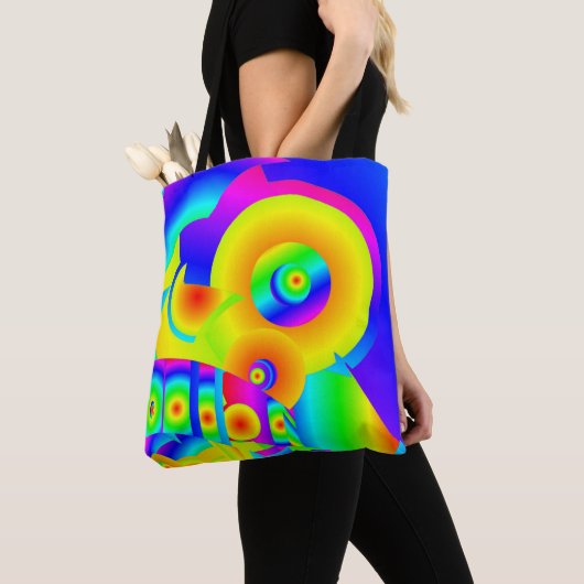 Sac fourre-tout de tournesols Abstraits (De près)
