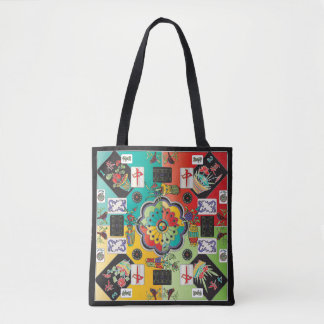 Sac fourre-tout de tuiles de Mahjong