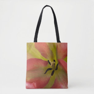 Sac fourre-tout de tulipe rose et jaune