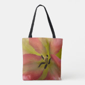 Sac fourre-tout de tulipe rose et jaune (Dos)