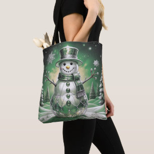 Sac fourre-tout de vacances bonhomme de neige floc
