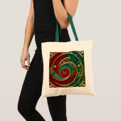Sac fourre-tout de vacances Red Gold Green (Devant (produit))