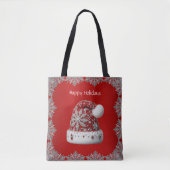 Sac fourre-tout de vacances Red Santa Hat (Devant)
