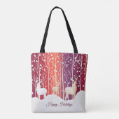 Sac fourre-tout de vacances Reindeer Snowy (Dos)