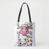 sac fourre-tout de vache (Devant)