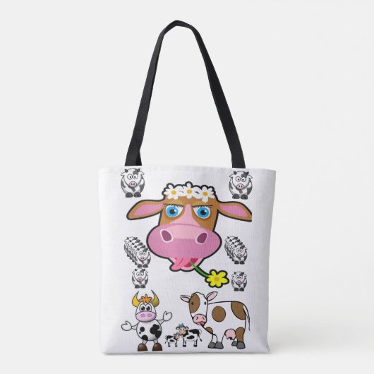 sac fourre-tout de vache (Dos)