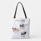 Sac fourre-tout de vache absolument mignon (Dos)