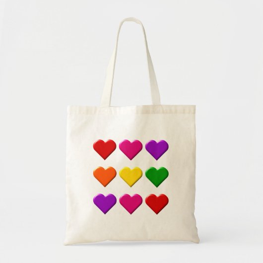 Sac fourre-tout de Valentine Hearts (Devant)