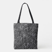 sac fourre-tout de vélo noir (Dos)