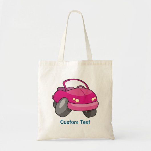 Sac fourre-tout de voiture Cartoon rose (Devant)
