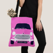 Sac fourre-tout de voiture Pink Classic sur mesure (De près)