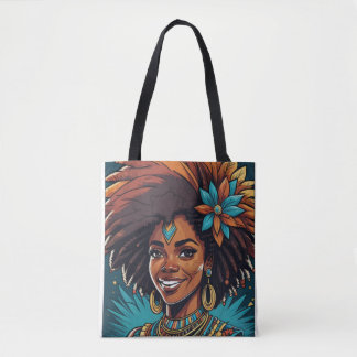 Sac fourre-tout de voyage autochtone Afro