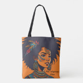 Sac fourre-tout de voyage autochtone Afro (Dos)