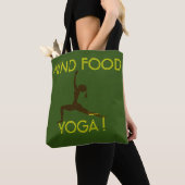 sac fourre-tout de yoga "Mind Food" (De près)
