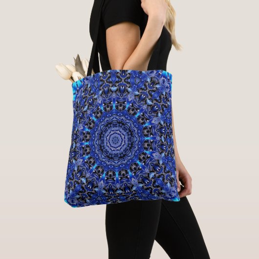 Sac fourre-tout Décor Bleu (De près)