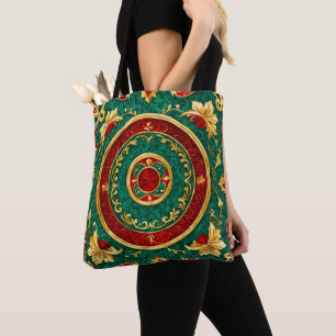 Sac fourre-tout décoratif floral pour les fêtes de