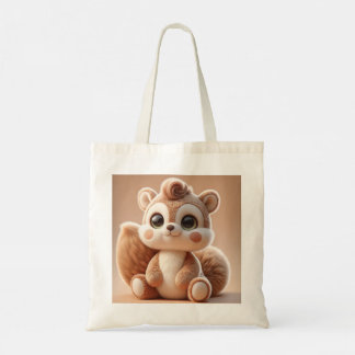Sac fourre-tout d'écureuil doux