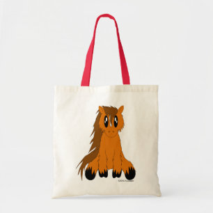 Sac fourre-tout délabré mignon à poney
