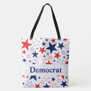 Sac fourre-tout démocrate des étoiles patriotiques