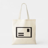 Sac fourre-tout d'enveloppe noire (Dos)