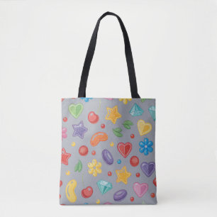 Sac fourre-tout d'épaule étoile bonbon coloré