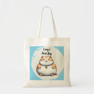 Sac fourre-tout D'Épicerie Avec Chat Affamé