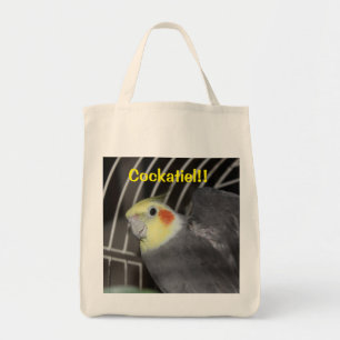 Sac fourre-tout d'épicerie Cockatiel
