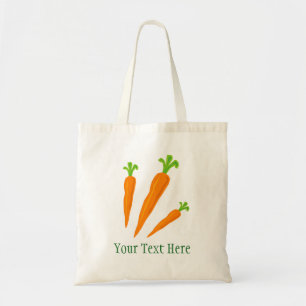 Sac fourre-tout d'épicerie de légumes de carotte s