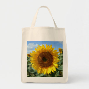 Sac fourre-tout d'épicerie de tournesol
