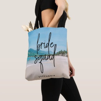 Sac fourre-tout d'équipe de mariées de plage perso